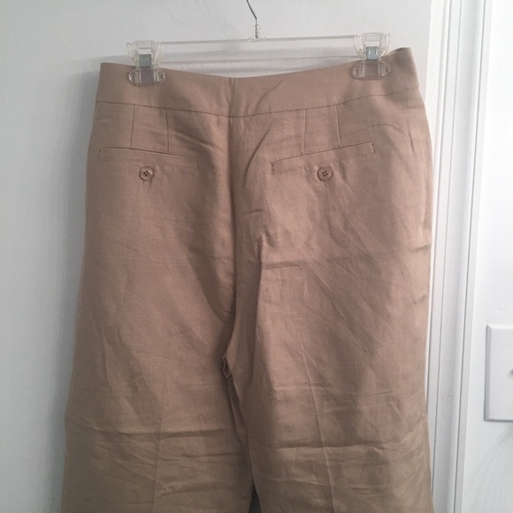 Tan linen capris - Picture 5 of 5